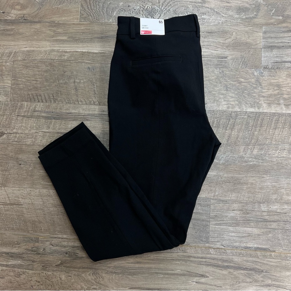 Express Mid Rise Skinny Stretch Dress Pants